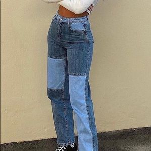 Patchwork jeans